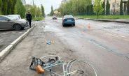 ДТП по Незалежності: зіткнулись водій «Lanos» і велосипедистка