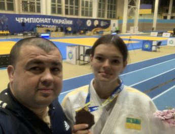 17-літня вихованка школи КДЮСШ «Дзюдо» – бронзова призерка Чемпіонату України з дзюдо серед дорослих