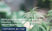 Передала коханому у в’язницю канабіс – судитимуть жительку Чернігівщини