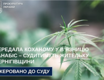 Передала коханому у в’язницю канабіс – судитимуть жительку Чернігівщини
