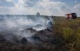 На Ніжинщині продовжують гасити пожежу  торфу