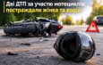 Дві ДТП за участю мотоциклів на Ніжинщині: постраждали жінка та водій