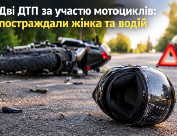 Дві ДТП за участю мотоциклів на Ніжинщині: постраждали жінка та водій